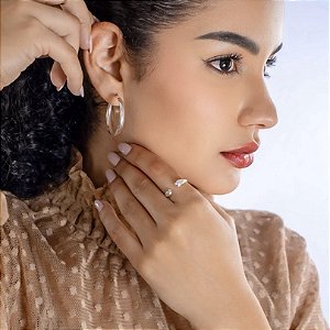 Argola Clássica – Prata 925