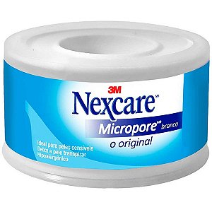 Fita Micropore Branca 3M 25mm x 4,5m - Nexcare