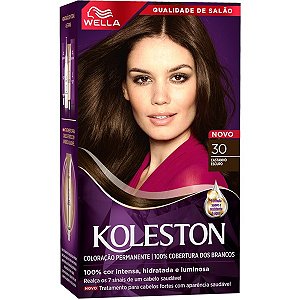 Tintura Koleston 30 Castanho Escuro - Wella