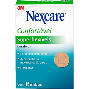 Curativo Superflexíveis Redondo 3M 15 Und - Nexcare