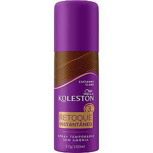 Tintura Koleston Retoque Instantâneo Castanho Claro - Wella
