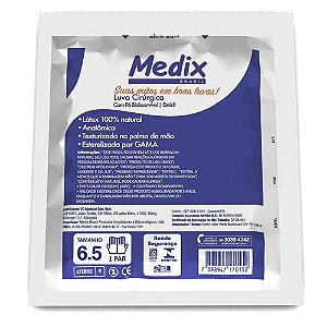 Luvas Cirúrgicas Estéreis 8.5 - Medix Brasil