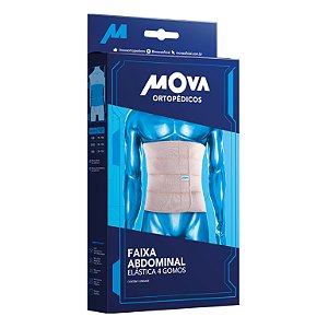 Faixa Abdominal Elástica 4 Gomos Flex - Mova