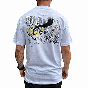 Camiseta Fire Alien Street Branco