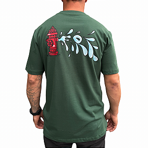 Camiseta Fire Hidrant Watter Street Verde