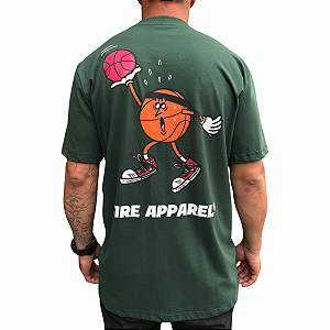 Camiseta Fire Basket Verde