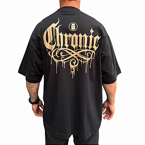 Camiseta Oversized Chronic 4475 Preto Reativo