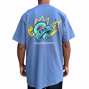 Camiseta Fire Aliens Fire Azul