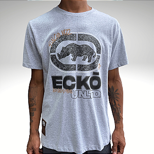 Camiseta Ecko EK068 Cinza Mescla