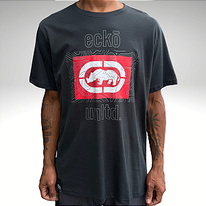 Camiseta Ecko EK115 Cinza Grafite