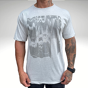 Camiseta Dixie Dix 6602 Cinza Mescla