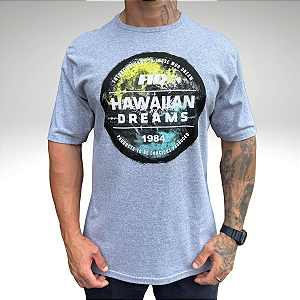 Camiseta HD 9648B Cinza Mescla