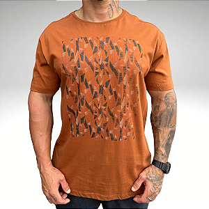 Camiseta Dixie Dix 6891 Marrom