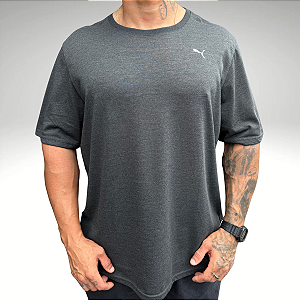 Camiseta DryFit Puma 520316 Cinza Chumbo Produto ORIGINAL