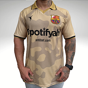 Camiseta Time Chronic 053 Bege Metalizado