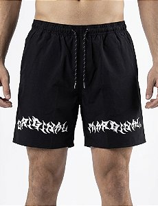 Shorts Tactel Chronic Preto Reativo