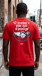 Camiseta Mano Fler Chronic 05 Vermelho Puro