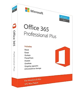 Microsoft Office 365  – Login para 5 Disp. - Sem OneDrive (Pc Windows e Últimas 3 versões do Mac, Android e Ios) + Nota Fiscal
