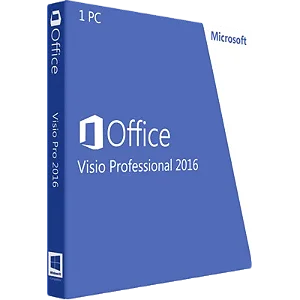 Visio 2016 Standard/Professional – Licença Vitalícia – Para 1 Pc - 32/64 bits + Nota Fiscal