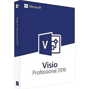 Visio 2019 Standard/Professional – Licença Vitalícia – Para 1 Pc - 32/64 bits + Nota Fiscal