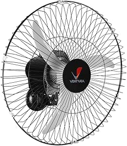 Ventilador de Parede Ventura 60cm Grade de Aço Bivolt Ventidelta