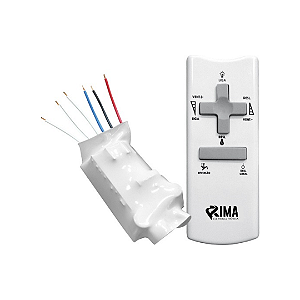 Controle Remoto Para Ventilador de Teto Bivolt Rima
