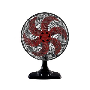 Ventilador Osc Mesa Turbo 6 50cm 6 Pás - 220v - Preto/vermelho