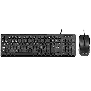 Kit Teclado E Mouse Usb Slim Chocolate Vinik - Sc100