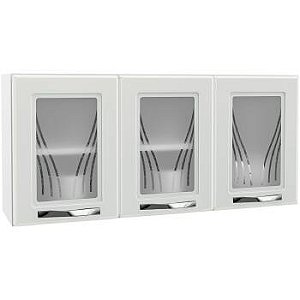 Armario Triplo Telasul Star 3 Pts C/vidro  - 816007-01