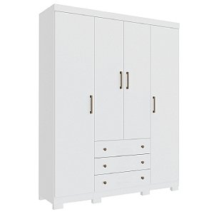 Roupeiro Santos Sonata 4 Pts 3gvs - 159766 - PC / 3