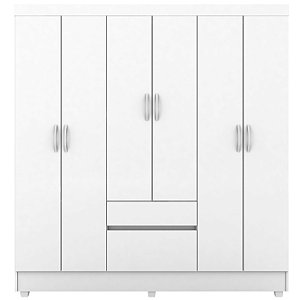 Roupeiro Demobile Flash Ii 6 Pts 2 Gvs - 62920-120 - PC / 2