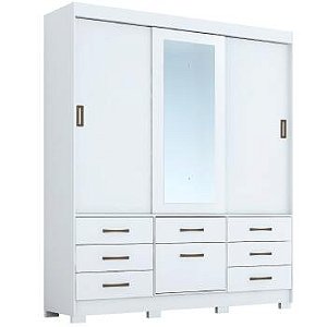 Roupeiro Panan Luiza 100  Mdf 3pts 7 Gvs - 40010055-0002 - PC / 4