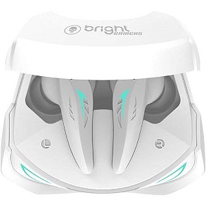 Fone de Ouvido Bright Sleek Sound Bluetooth Branco