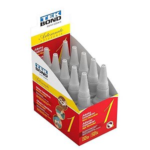 Adesivo Instantâneo Para Artesanato Nº1 20g (C/10) Tekbond