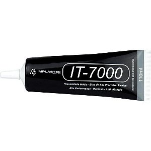 Cola Multiuso Preta IT7000 Implastec