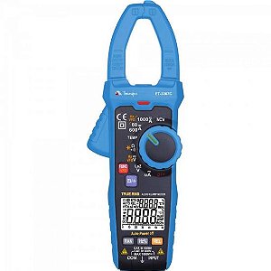 Alicate Amperimetro Digital Minipa ET3367C Azul