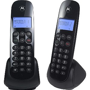 Telefone Sem Fio Digital Com 2 Motorola MRD2 MOTO700 Preto