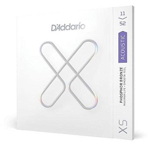 Encordoamento Violão Aço Revestido .011-.052 XS Phosphor Bronze XSAPB1152 D Addario