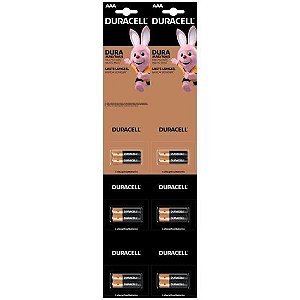 Pilha Alcalina 1,5v AAA MN2400 (C/12 Pilhas) Duracell  - BLI / 12