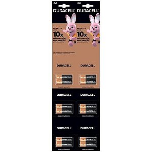 Pilha Alcalina 1,5v AA MN1500 (C/12 Pilhas) Duracell  - BLI / 12
