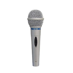 Microfone C/fio Mc-200 Prata Leson