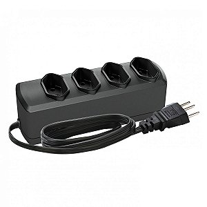 Extension Cord Sms C/4 Tomadas Cabo 1mt - 64100