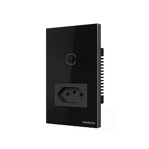 Tomada Simples 10a Smart Wi-fi Ets 2001 Preto 4850067