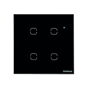Interruptor Smart Wi-fi Touch 4 Teclas Preto Ews 1004 4850028