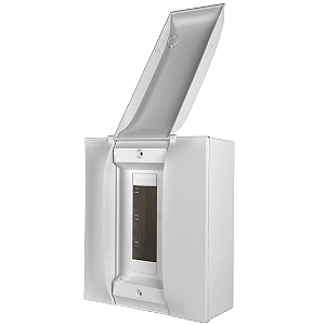 Quadro De Distribuicao Protectbox 8 Din Sobrepor Branco 134108