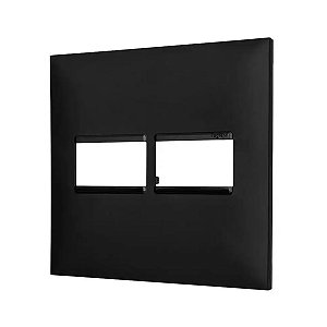 Placa 1+1 Posto 4x4 Preta  618511pt