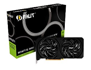 Placa De Video Palit Geforce Rtx 4060 Infinity 2 Gaming  8gb Gddr6 Ne64060019p1-1070l
