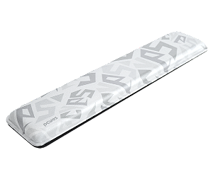 Apoio De Pulso Ergonomico Para Teclado Pcyes - Signature Edition - White Ghost - Wrswg