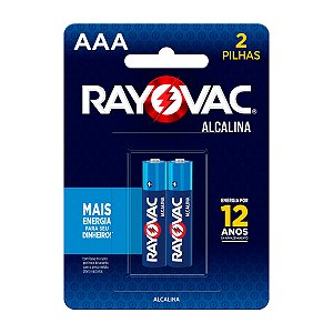 Pilha Alcalina Aaa Com 2  20912