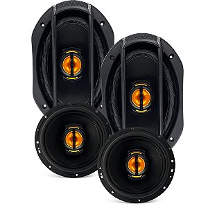 Kit Som Automotivo Fácil Falante Jb669 Flex 6 6 X 9" 220w  Preto - 2ls055669